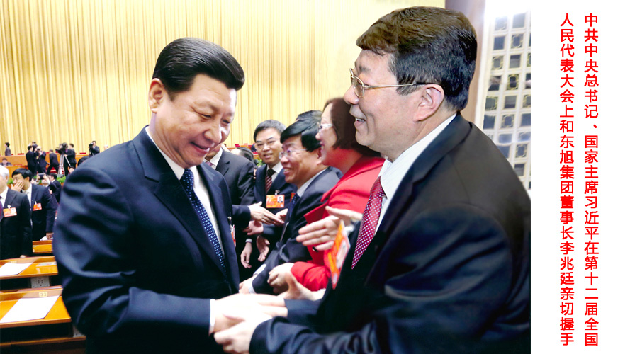 中共中央总书记、国家主席习近平接见东旭集团董事长李兆廷
